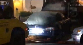停车状态未充电 旧金山一特斯拉Model S再次自燃