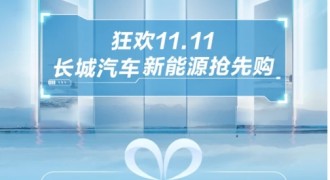 百万补贴 万套好礼 长城汽车新能源购车节-11.11狂欢购邀您共赴