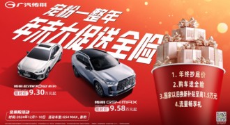 仅十天！传祺影豹购车即享全险福利！